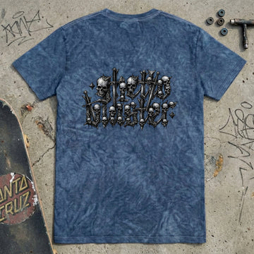 T-shirt Ghettoblaster Metal vintage blu
