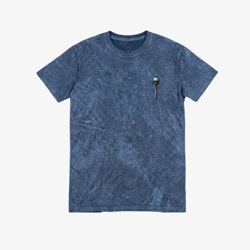 T-shirt Ghettoblaster Metal vintage blu