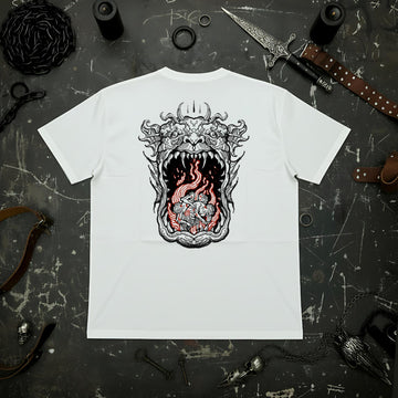 T-shirt Ghettoblaster Mouth white