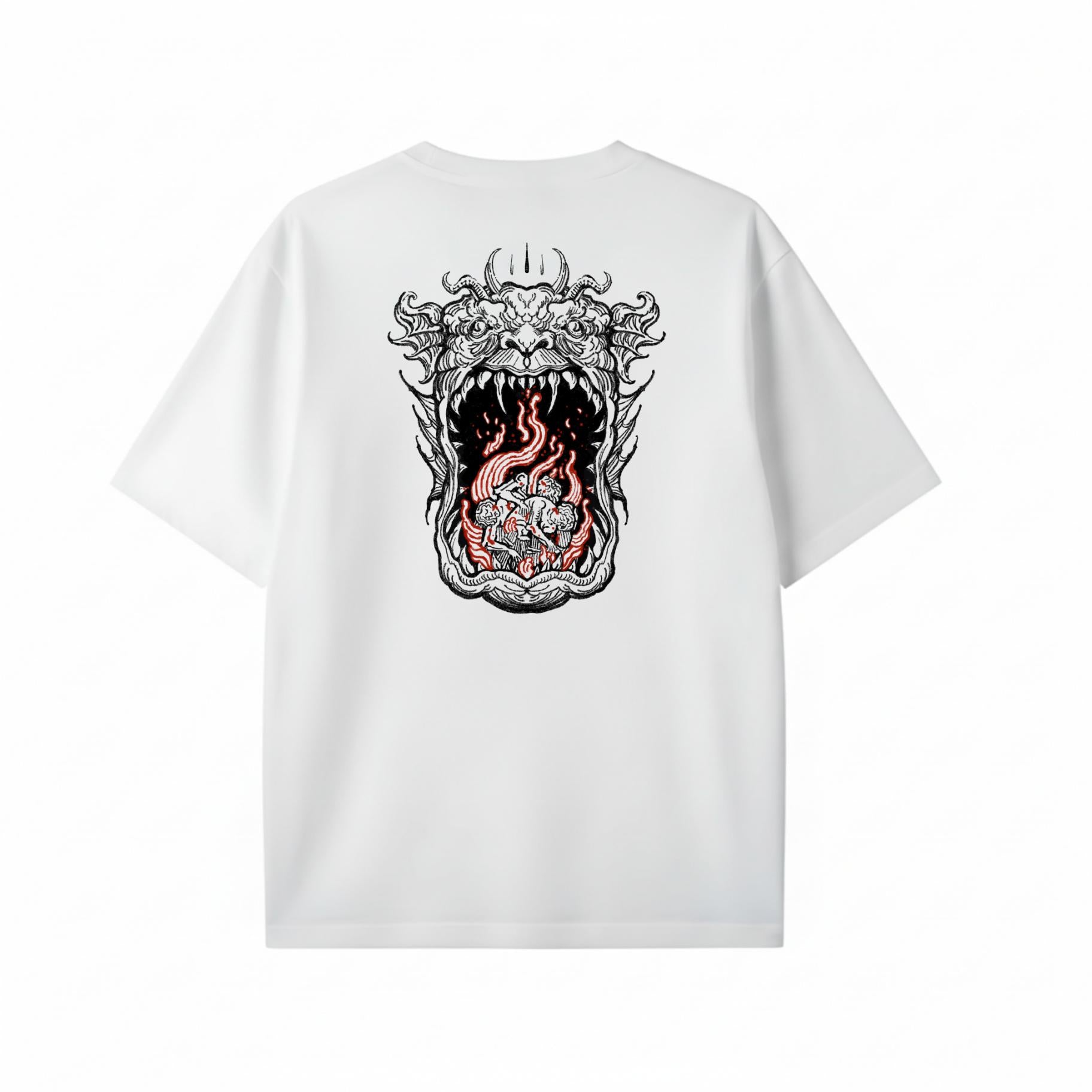 T-shirt Ghettoblaster Mouth white