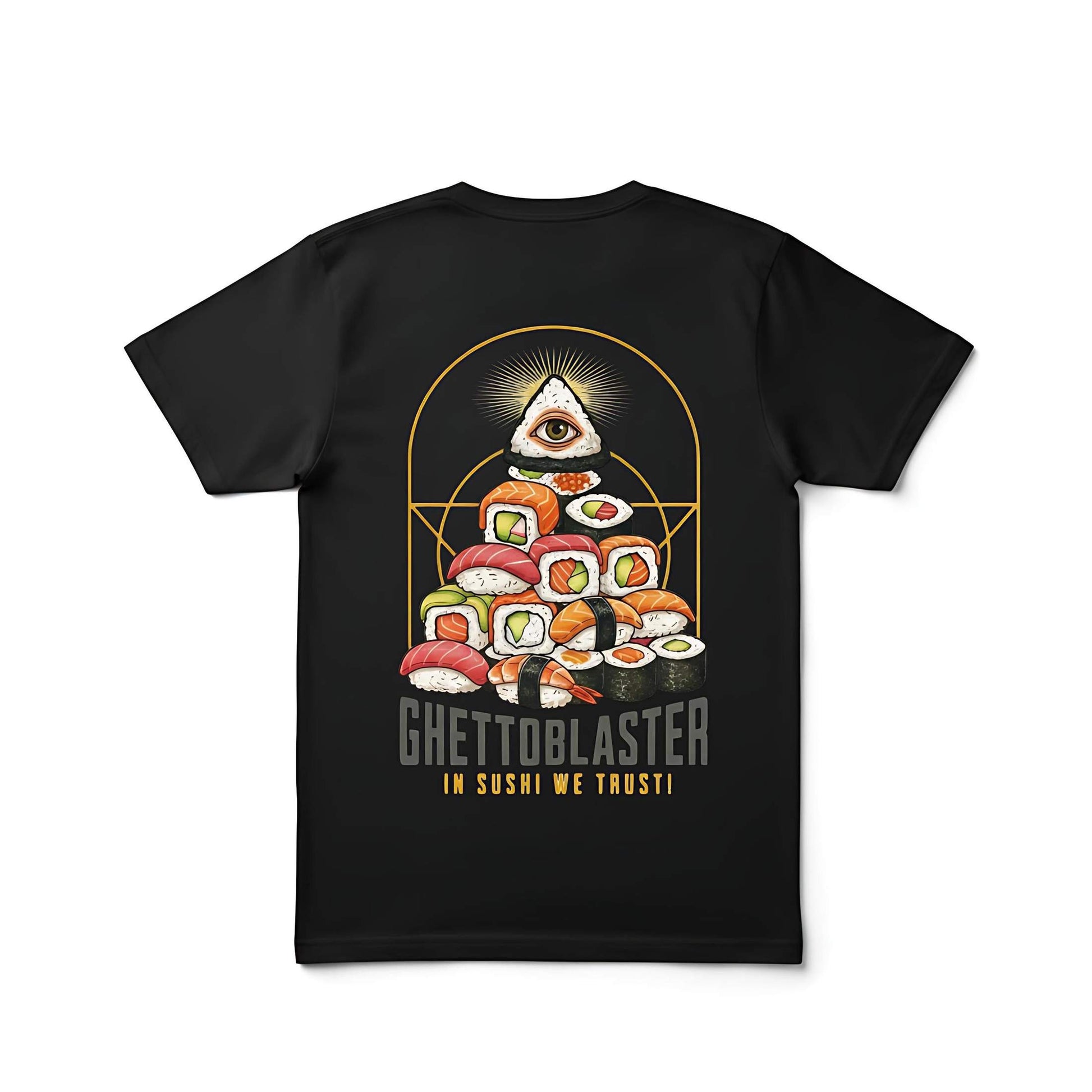 T-shirt Ghettoblaster Sushi Trust black