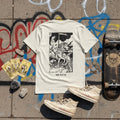T-shirt Ghettoblaster Tarot Death off white