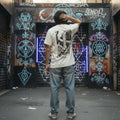 T-shirt Ghettoblaster Tarot Tower off white