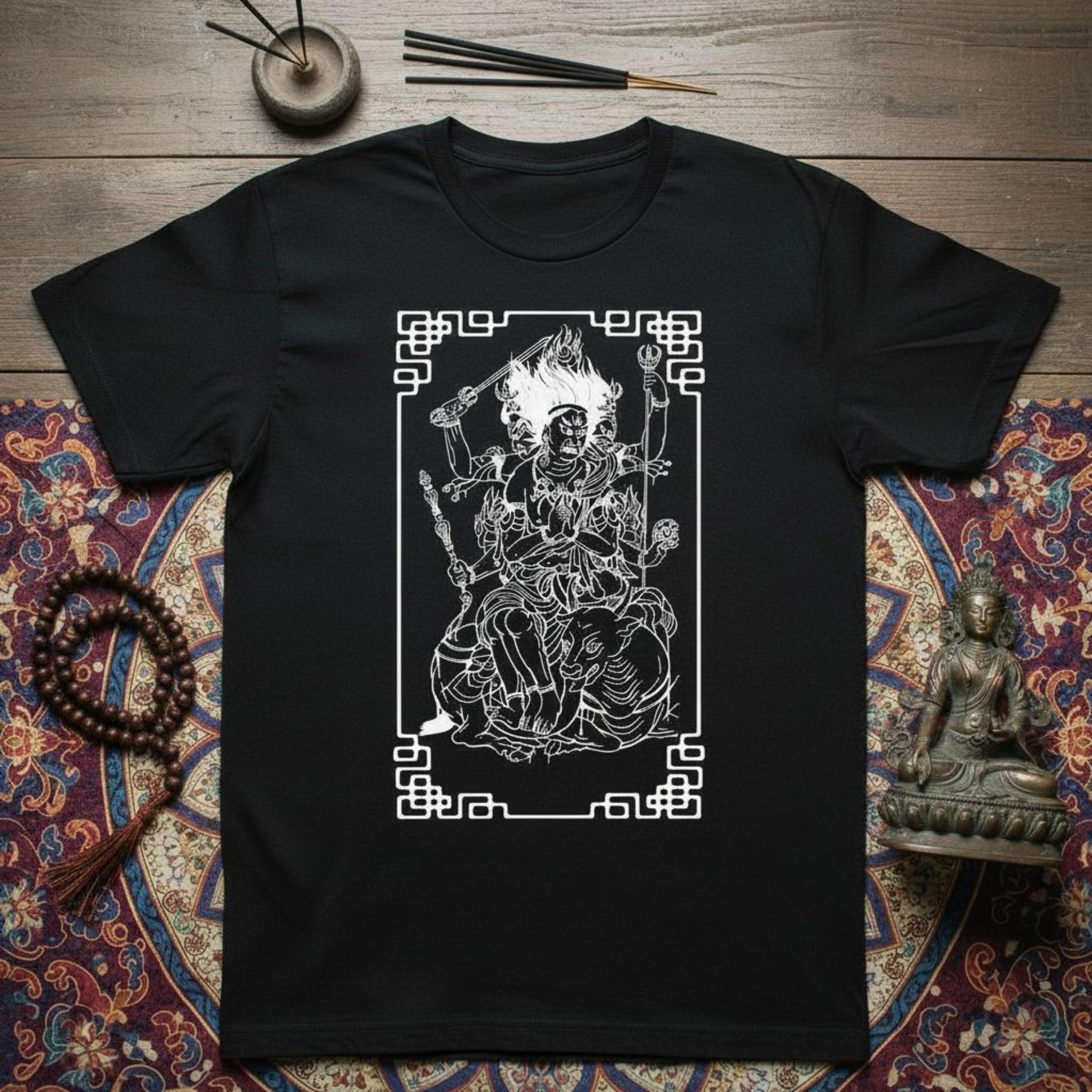 T-shirt Ghettoblaster Tibet God black