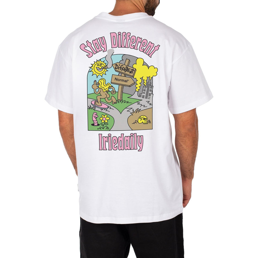 T-shirt Iriedaily Differ Normal white