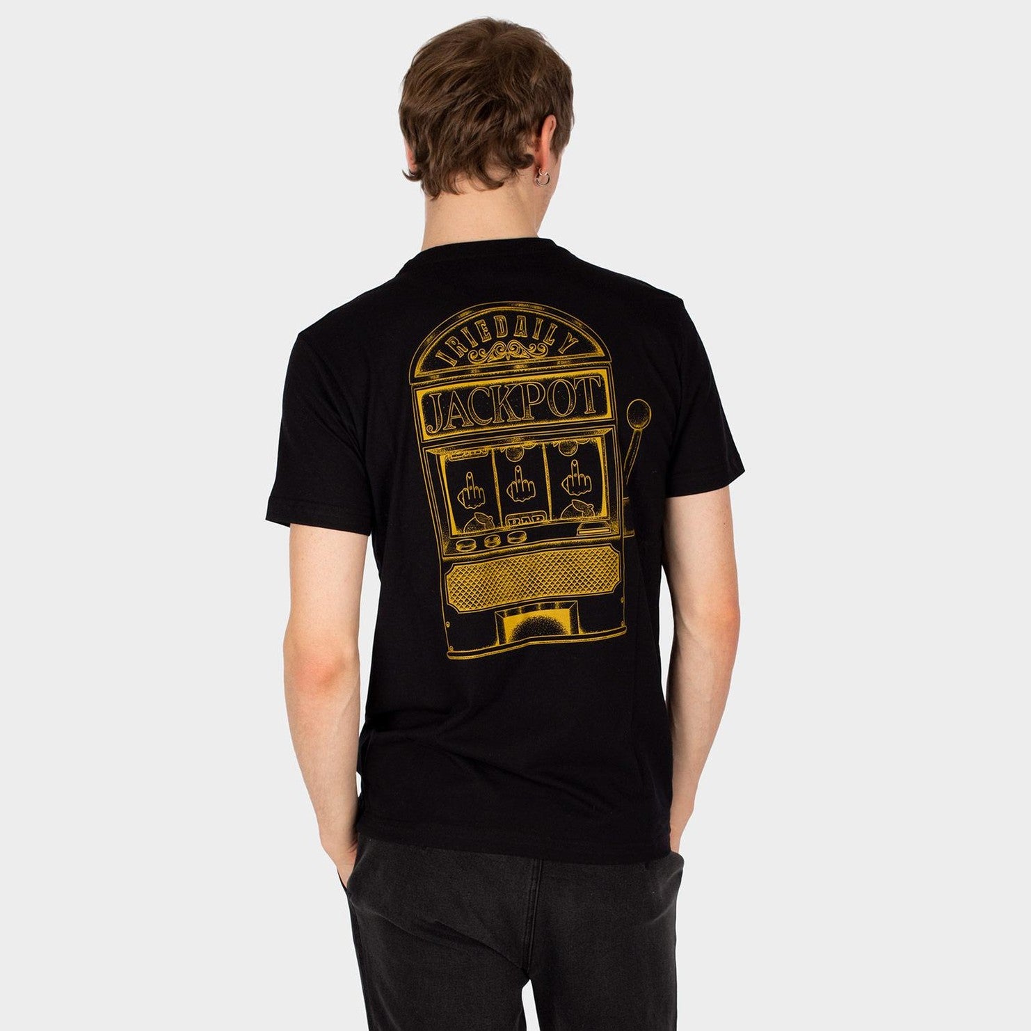 T-shirt Iriedaily Good Luck black
