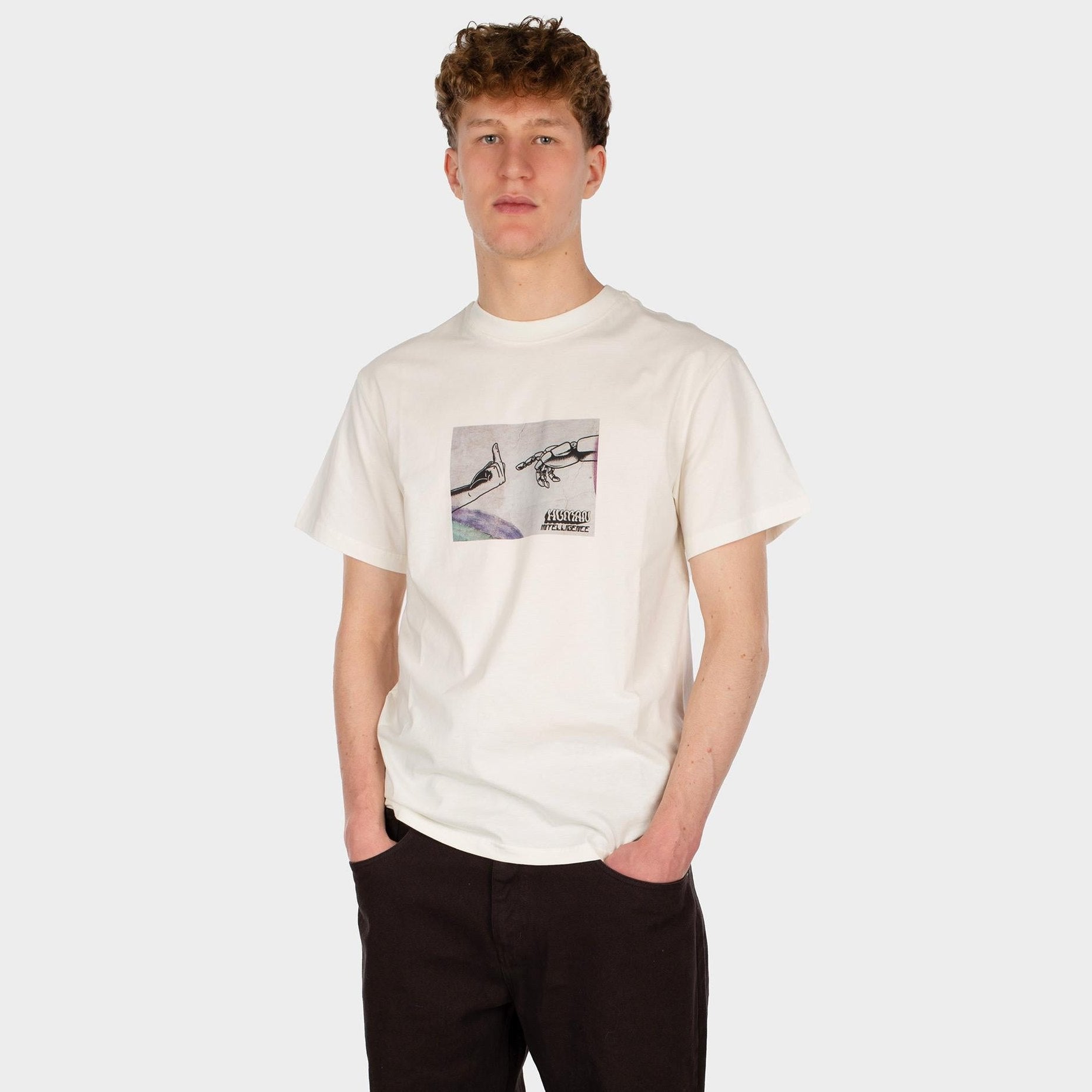 T-shirt Iriedaily H.I. off white