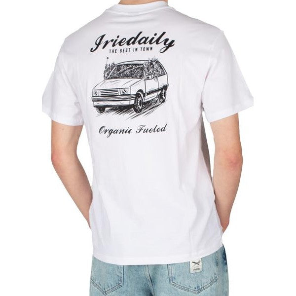 T-shirt Iriedaily Organic Fueled White