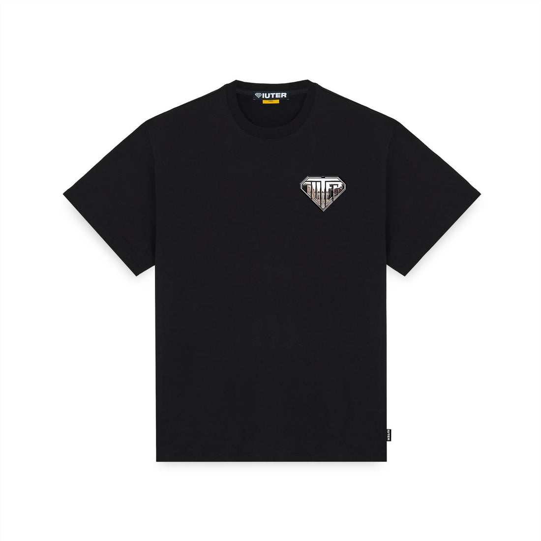 T-shirt Iuter Liquid Logo grey