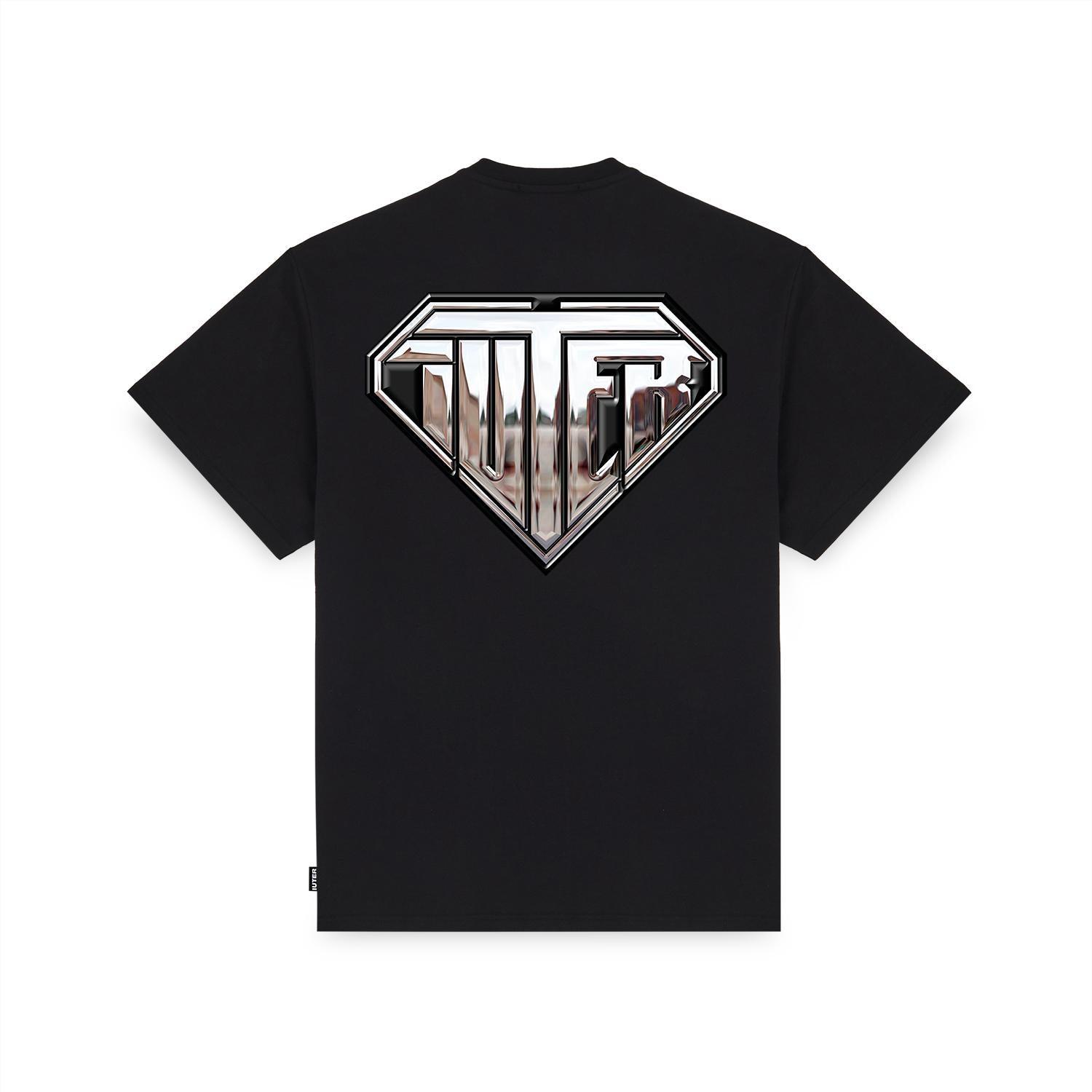 T-shirt Iuter Liquid Logo grey