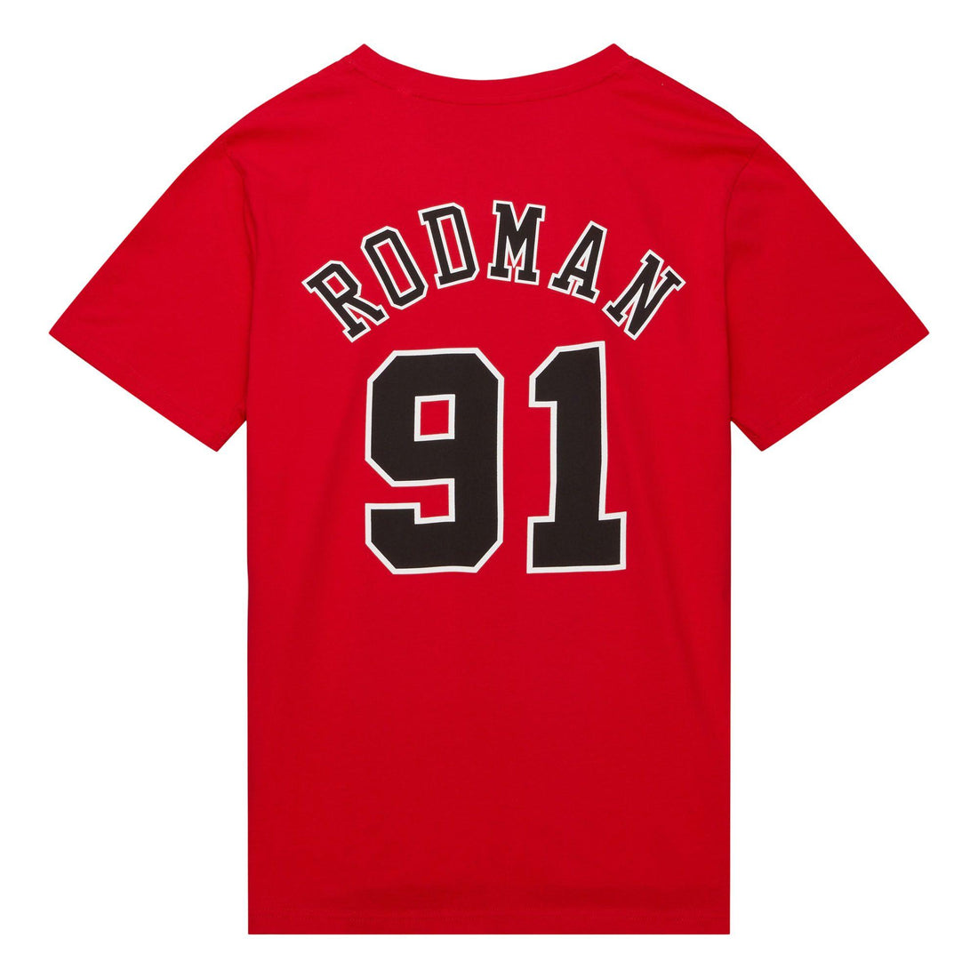 T-shirt Mitchell & Ness Chicago Bulls Rodman 91 red