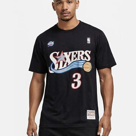T-shirt Mitchell & Ness Iverson Black