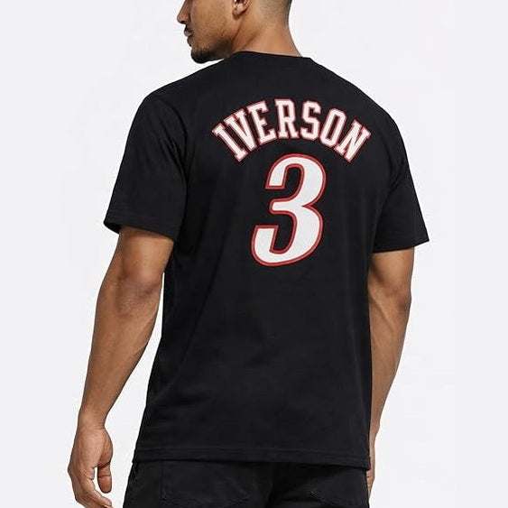 T-shirt Mitchell & Ness Iverson Black