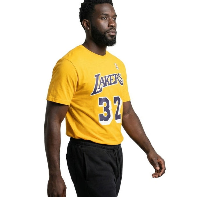 T-shirt Mitchell & Ness Magic J Yellow
