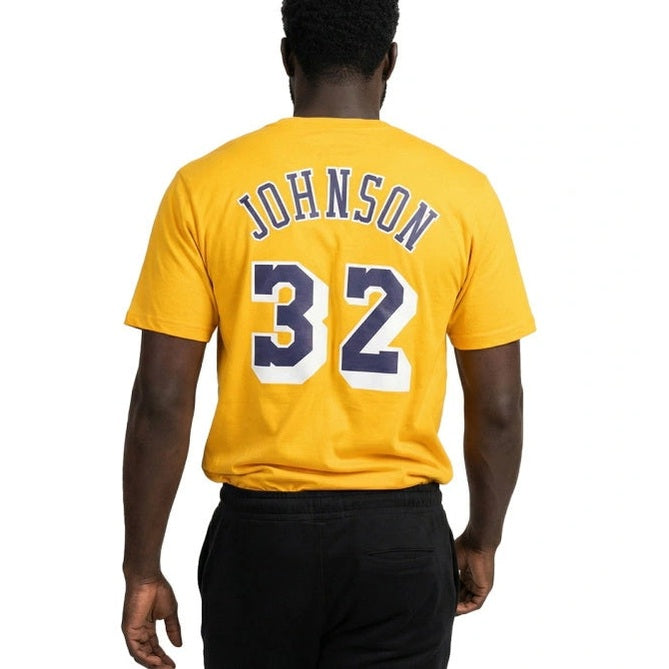 T-shirt Mitchell & Ness Magic J Yellow