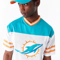 T-shirt New Era Miami Dolphins NFL Wordmark Graphic white