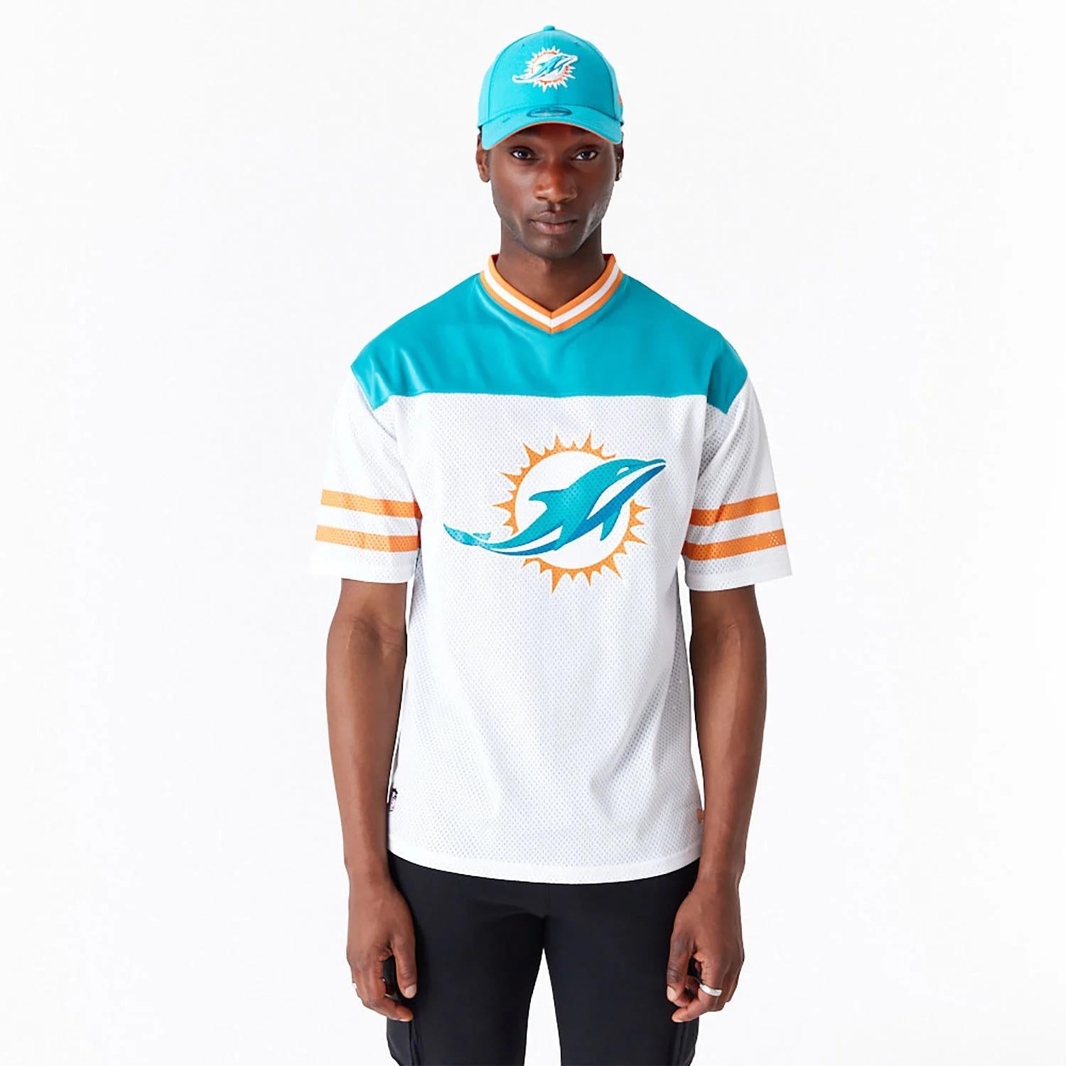 T-shirt New Era Miami Dolphins NFL Wordmark Graphic white