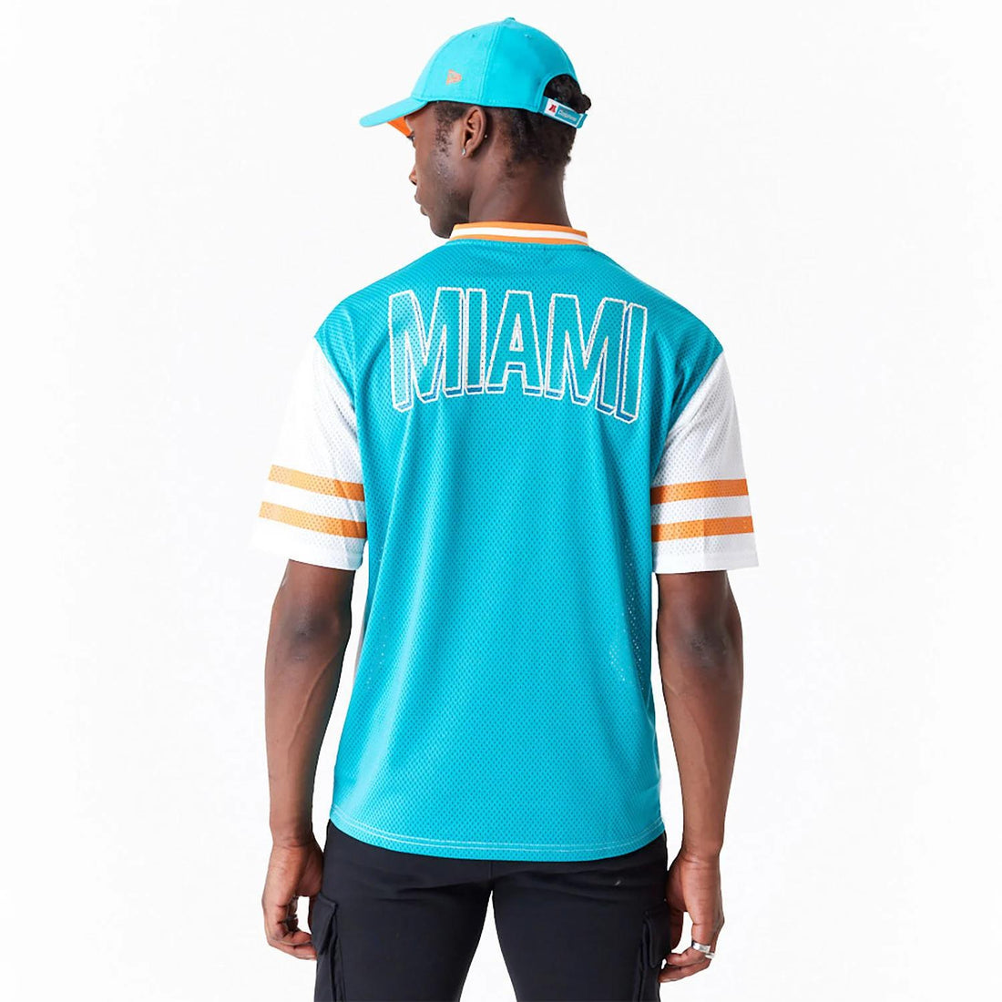 T-shirt New Era Miami Dolphins NFL Wordmark Graphic white