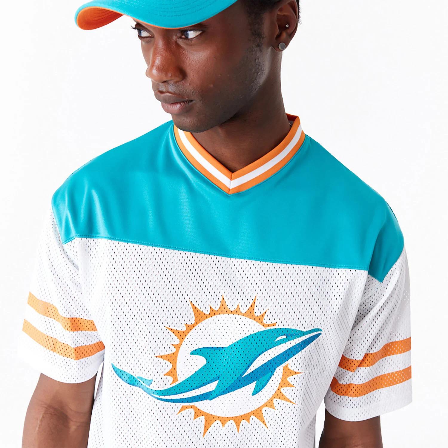 T-shirt New Era Miami Dolphins NFL Wordmark Graphic white