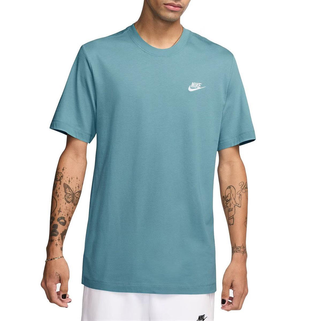 T-shirt Nike Sportswear Club 465 denim turquoise