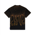 T-shirt Octopus black yellow Evangelion Eva 00