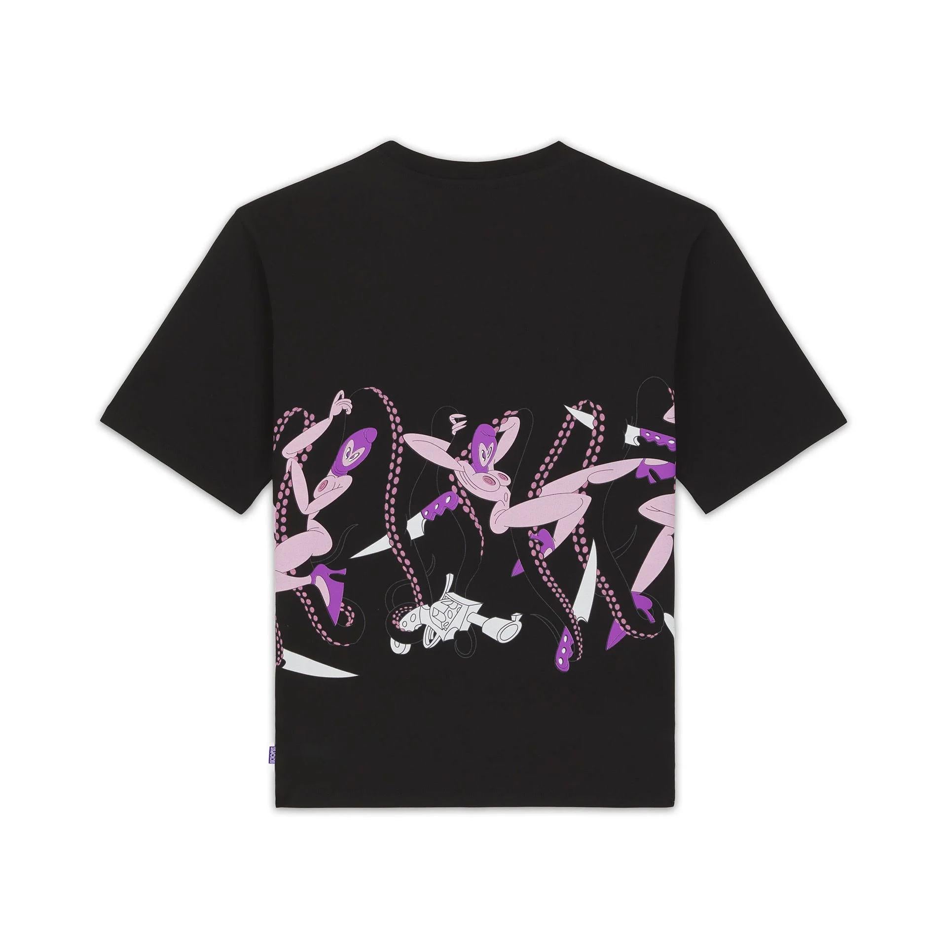 T-shirt Octopus by Aloha Project Love black