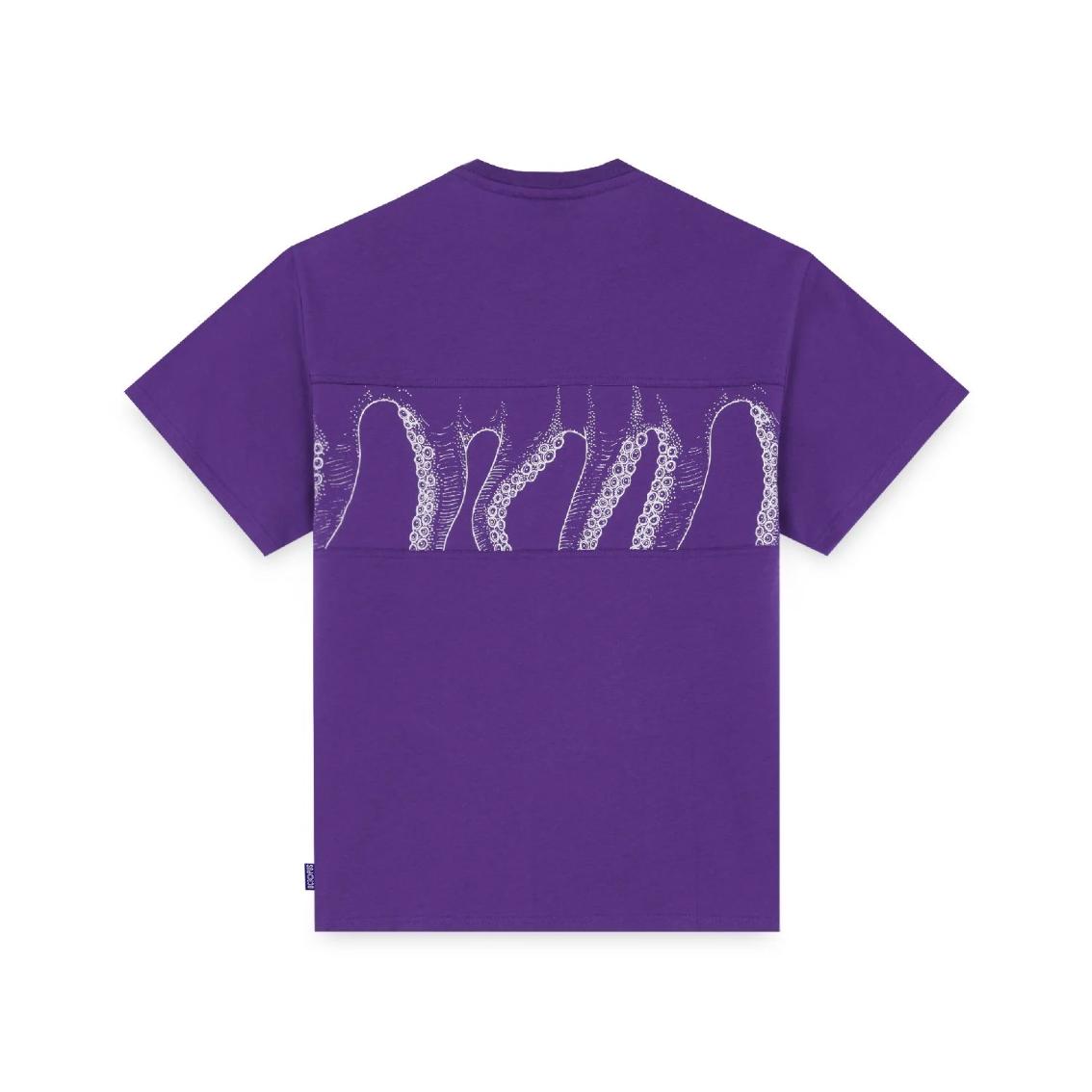 T-shirt Octopus purple Outline Band