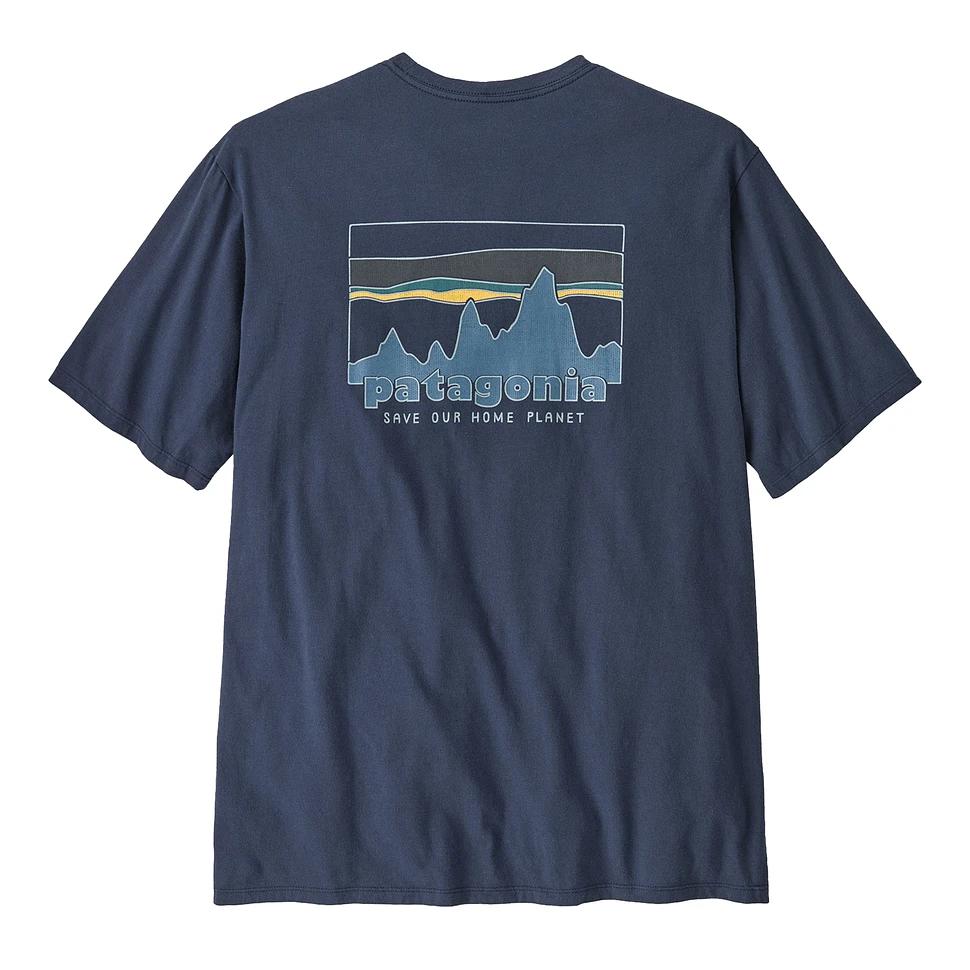 T-shirt Patagonia 73 Skyline Organic new navy