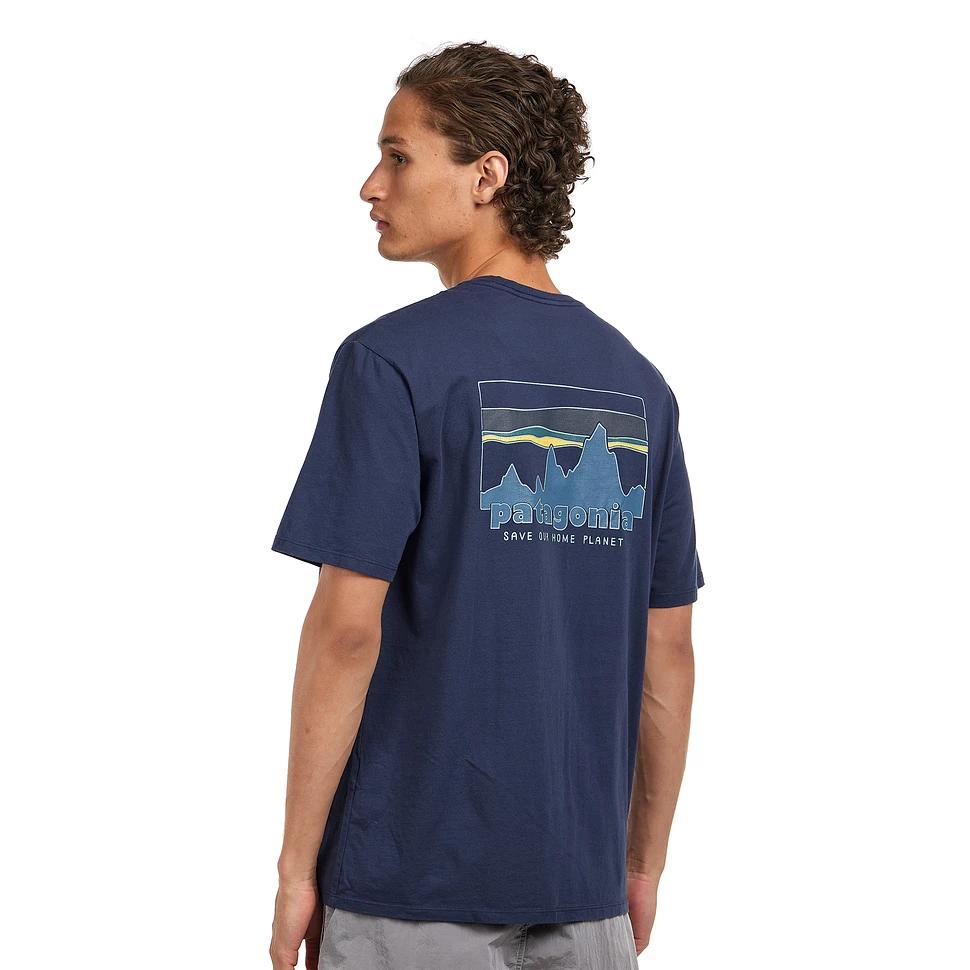 T-shirt Patagonia 73 Skyline Organic new navy