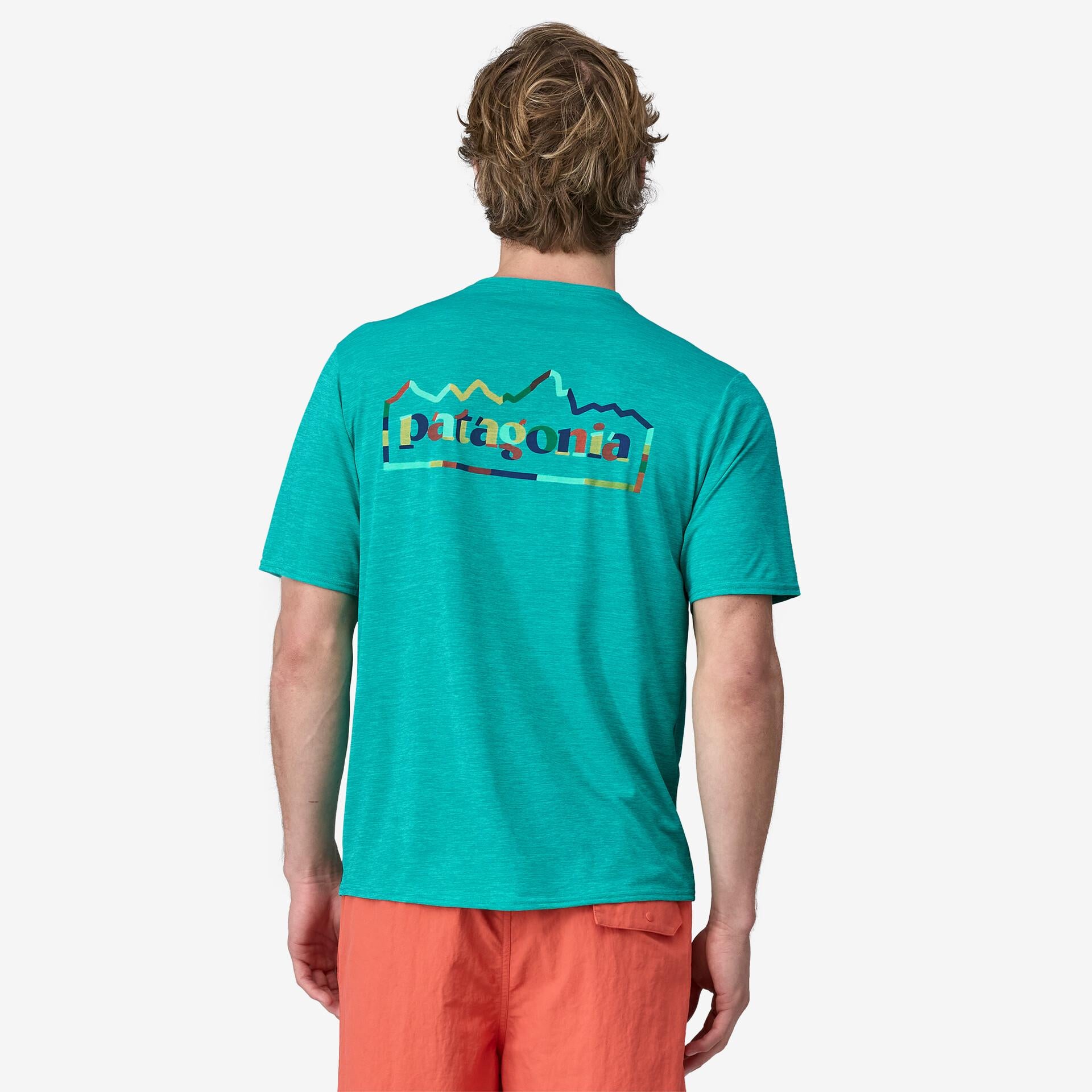 T-shirt Patagonia Cap Cool Daily Graphic Unity Fitz subtidal blue x-dye