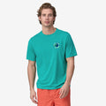 T-shirt Patagonia Cap Cool Daily Graphic Unity Fitz subtidal blue x-dye