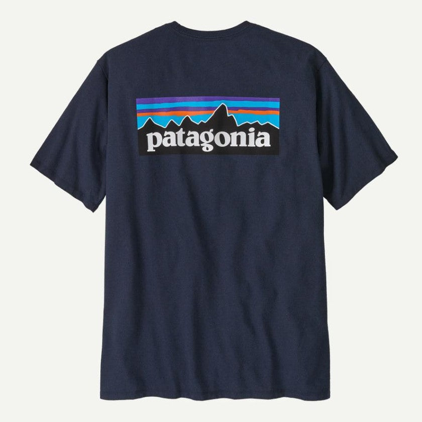 T-shirt Patagonia Logo Resp Navy