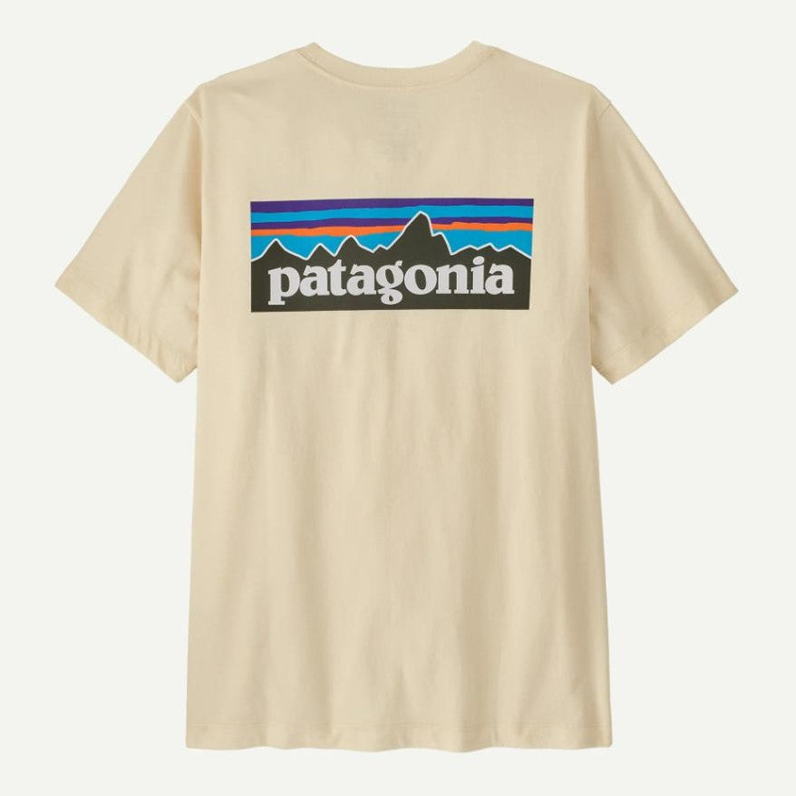 T-shirt Patagonia P-6 Logo Beige