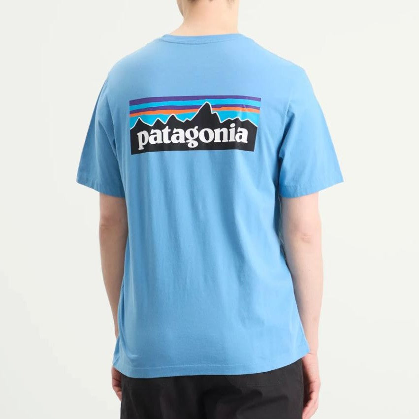 T-shirt Patagonia P-6 Logo Blue