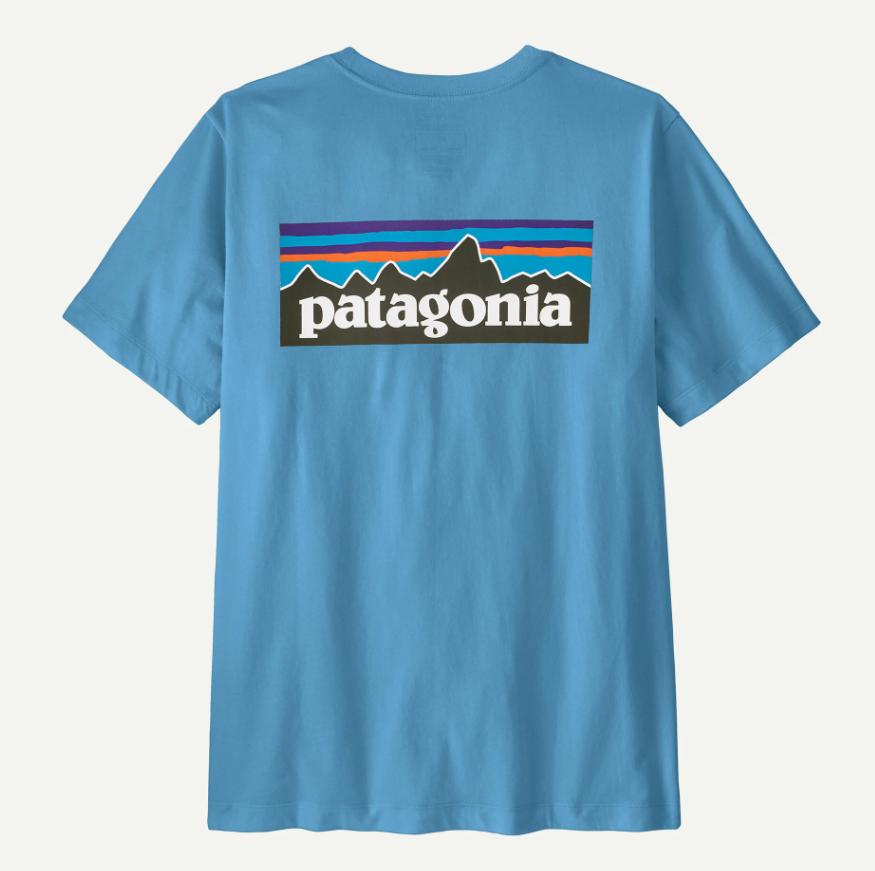 T-shirt Patagonia P-6 Logo Blue
