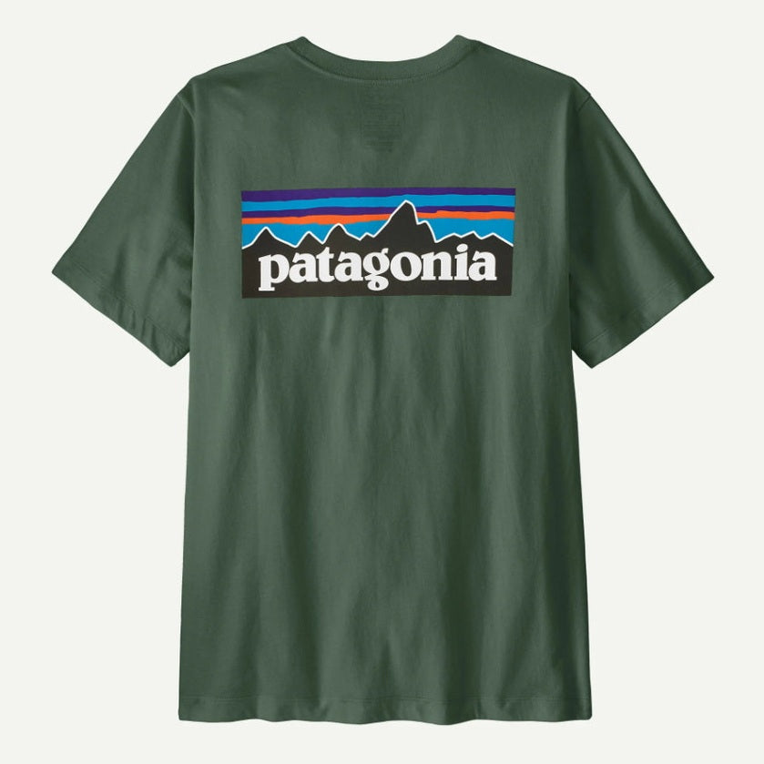 T-shirt Patagonia P-6 Logo Green
