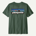 T-shirt Patagonia P-6 Logo Green
