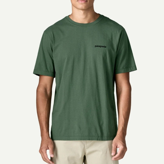 T-shirt Patagonia P-6 Logo Green