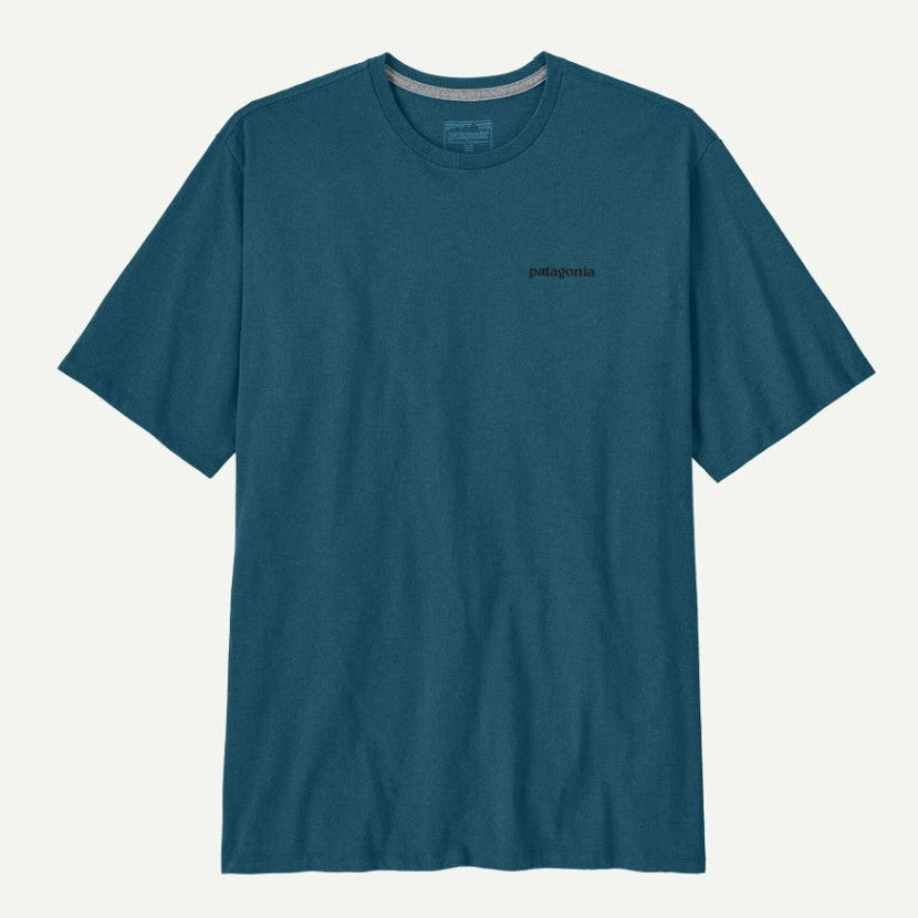 T-shirt Patagonia P-6 Logo Responsibili-Tee Petrol