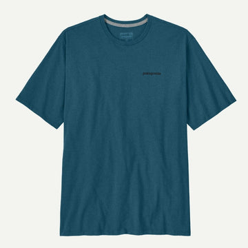 T-shirt Patagonia P-6 Logo Responsibili-Tee Petrol