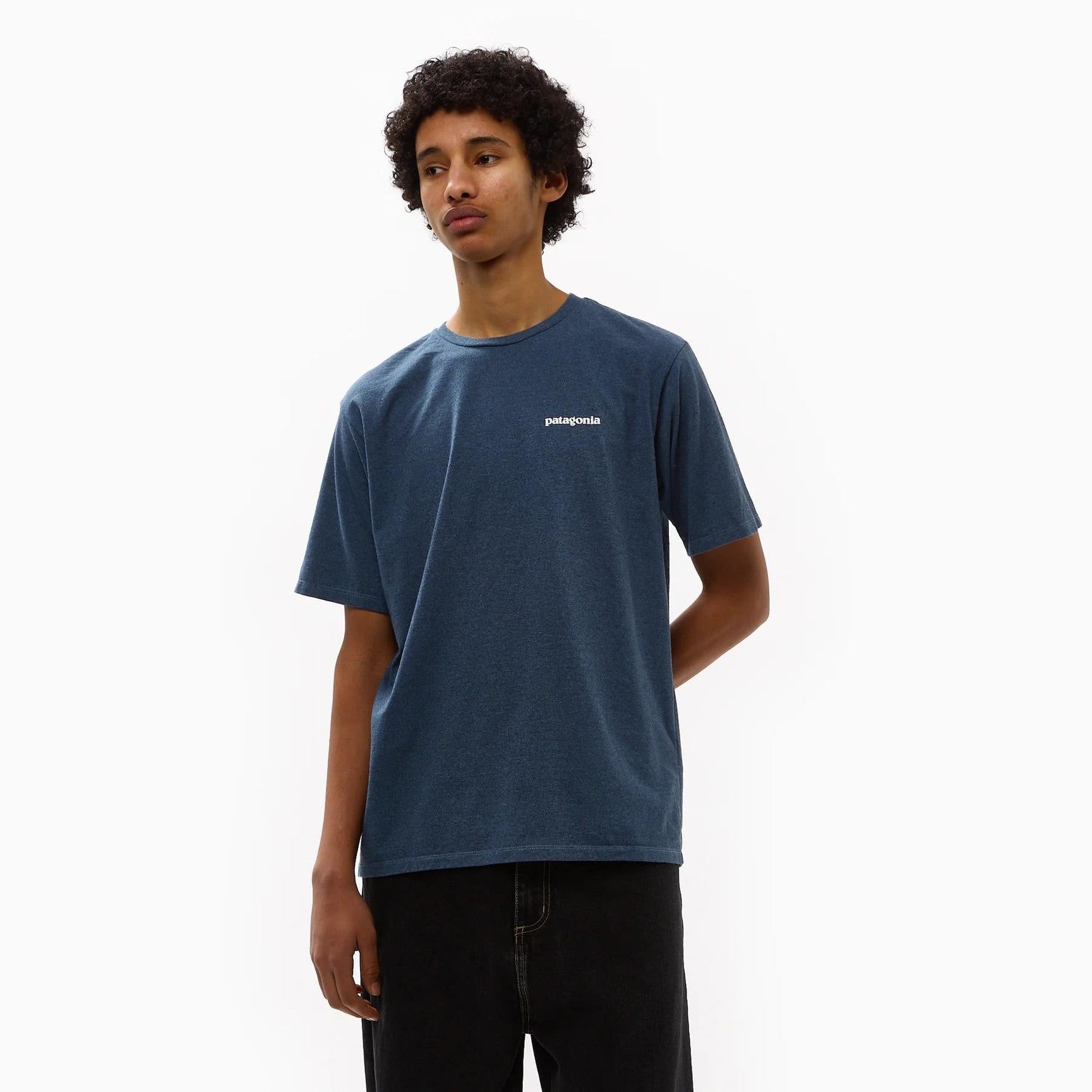 T-shirt Patagonia P-6 Logo Responsibili-tee utility blue