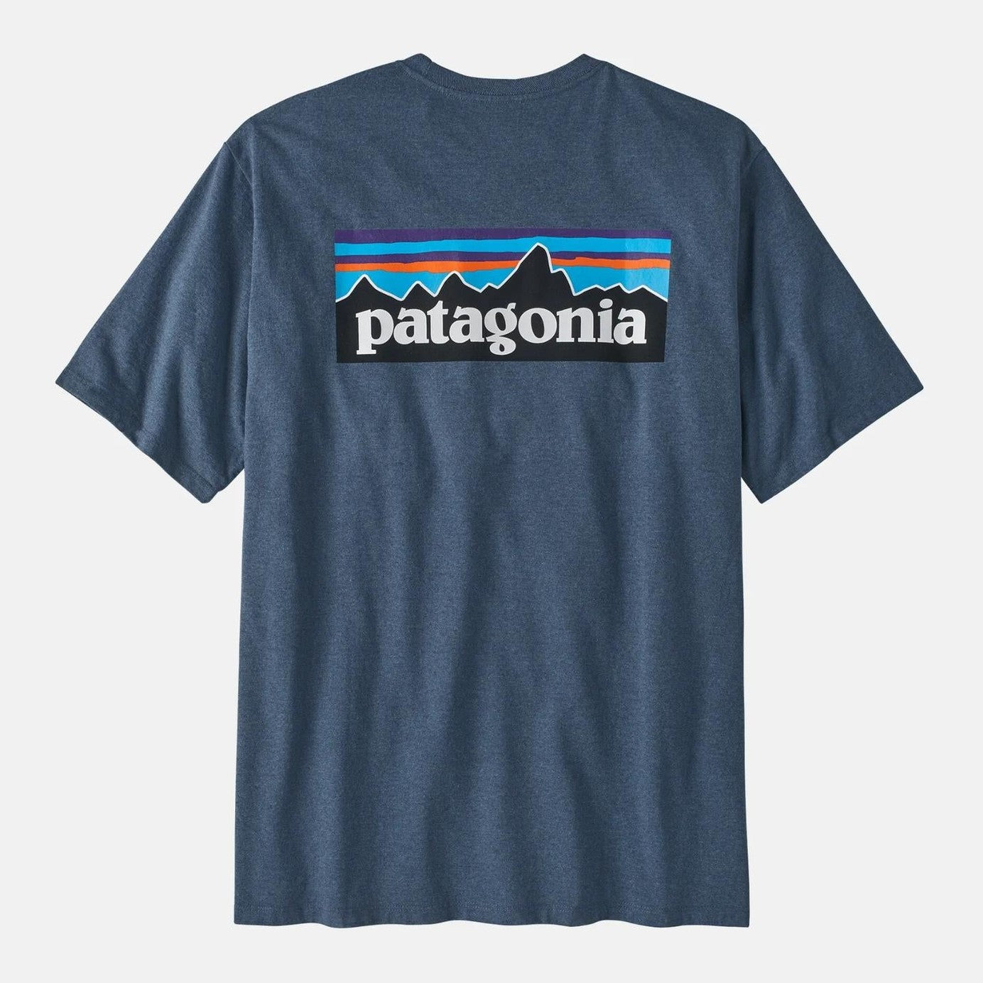 T-shirt Patagonia P-6 Logo Responsibili-tee utility blue