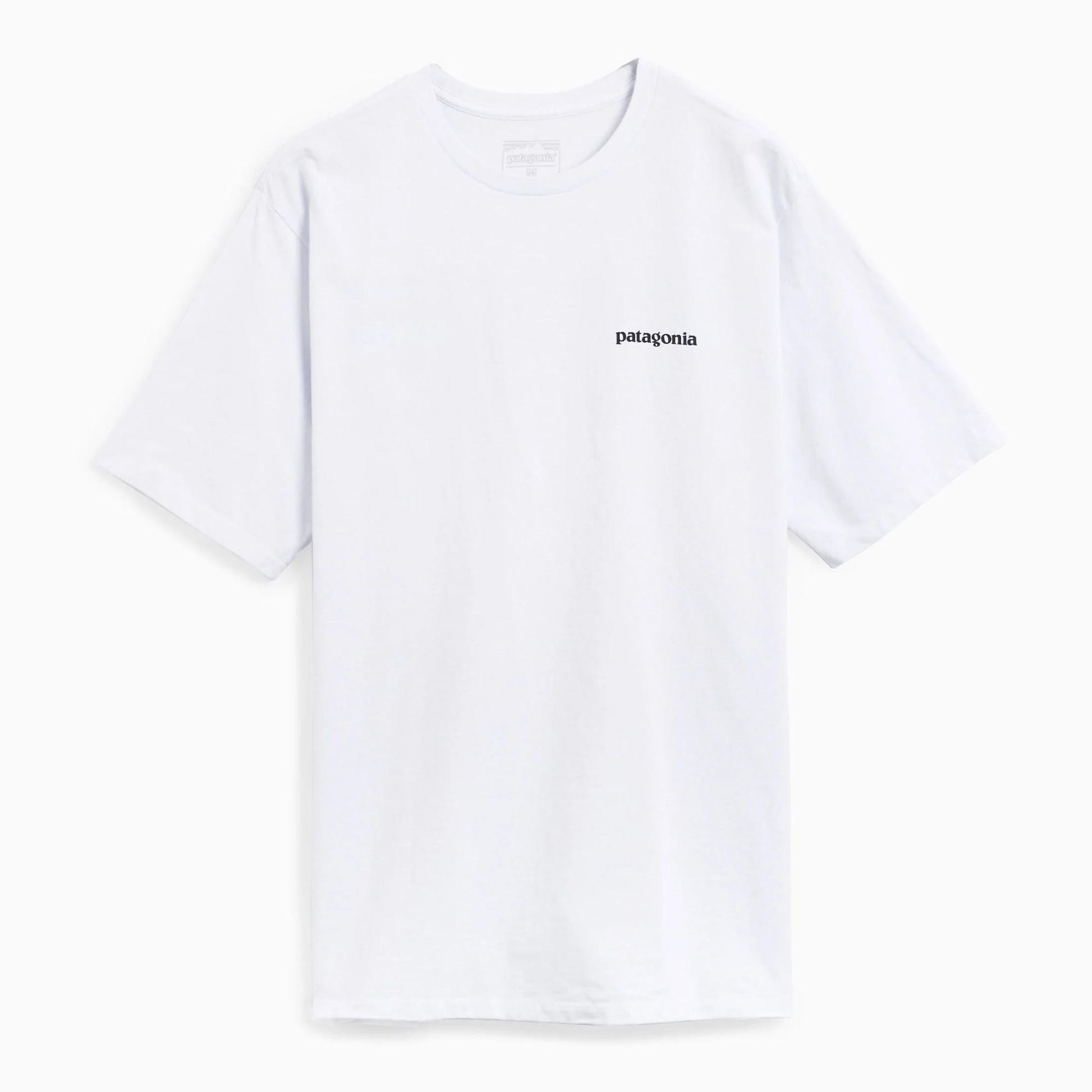 T-shirt Patagonia P-6 Logo Responsibili-tee white