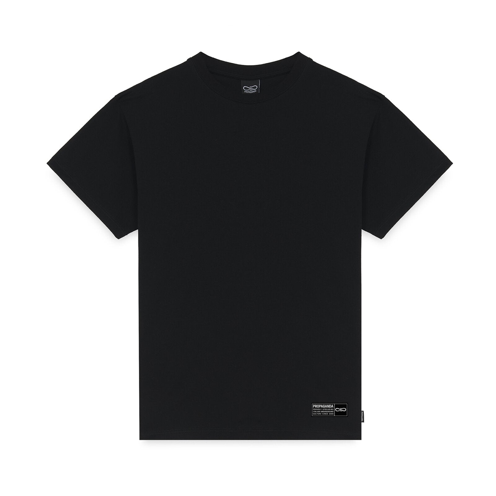 T-shirt Propaganda Label Rust Black