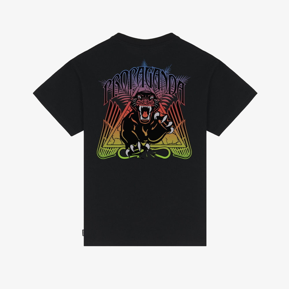 T-shirt Propaganda Triangle Panther LS Black