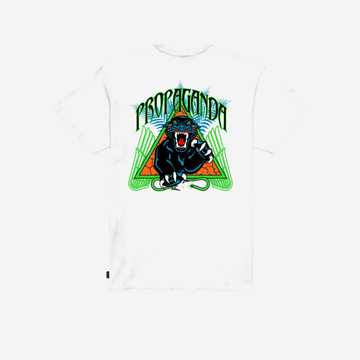 T-shirt Propaganda Triangle Panther white