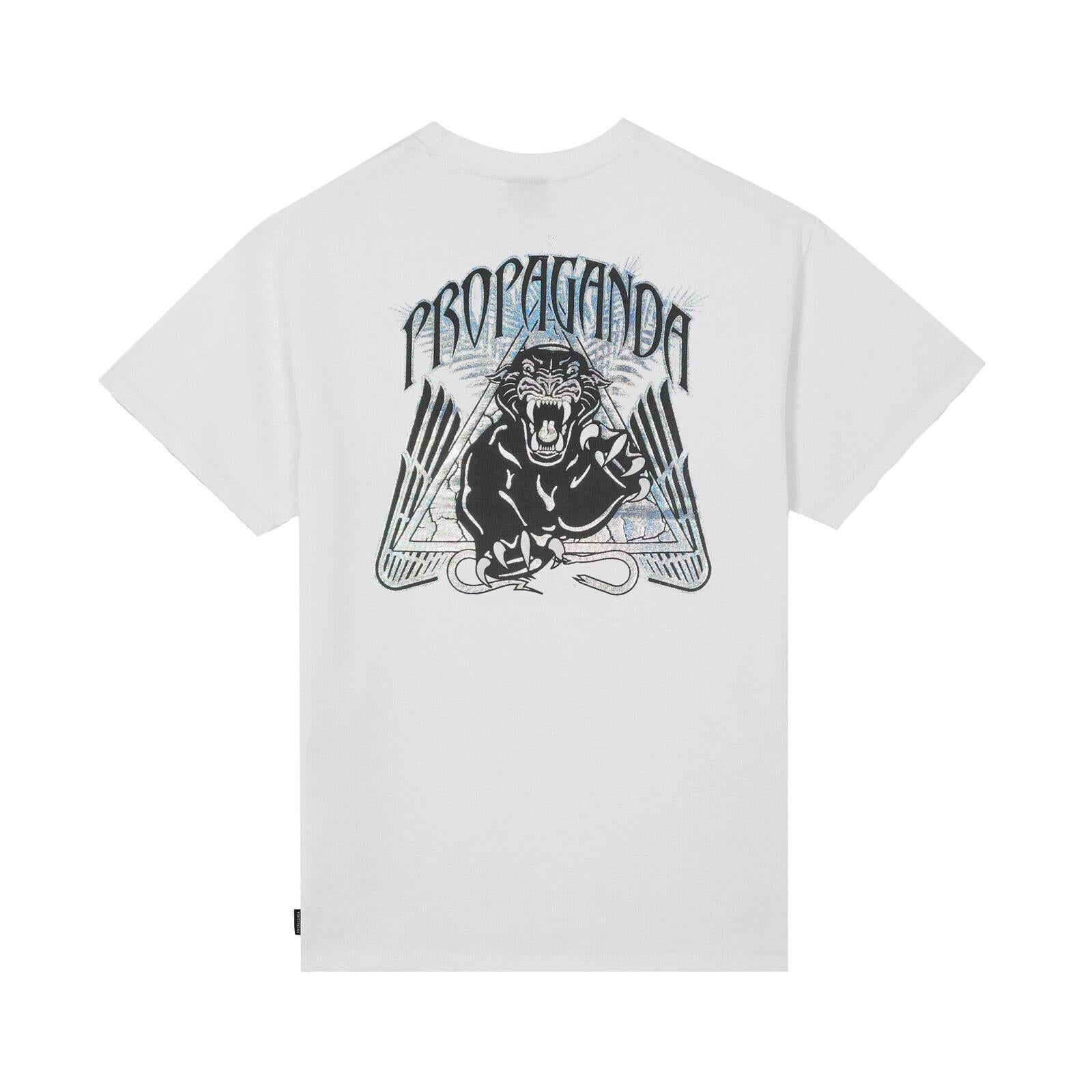 T-shirt Propaganda Triangle Panther white