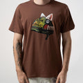 T-shirt Rip n Dip Born To Chill Brown