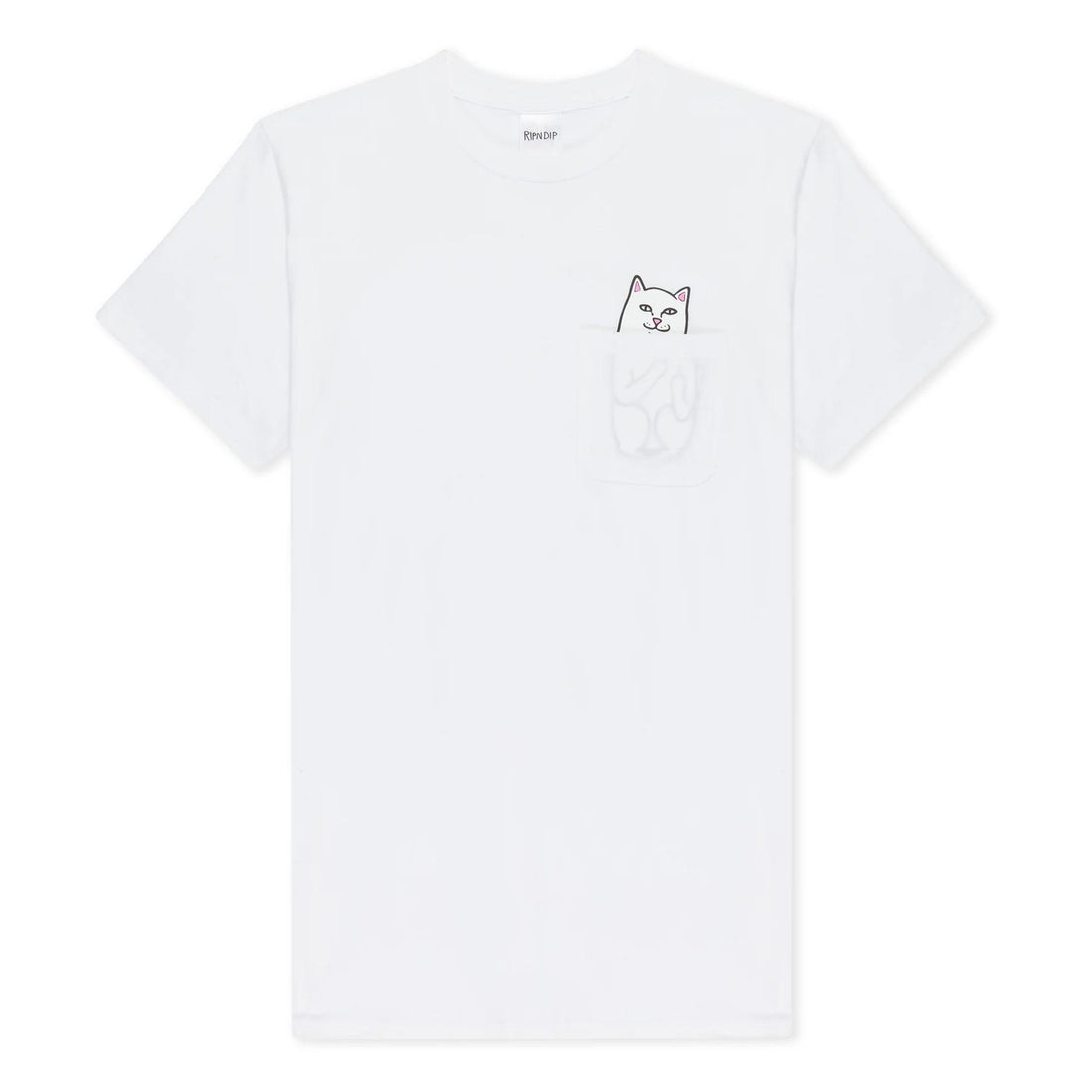 T-shirt Rip n Dip Lord Nermal Pocket White