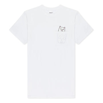 T-shirt Rip n Dip Lord Nermal Pocket White